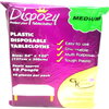 Click to view Plastic Disposable Tablecloths (54"x120") MEDIUM