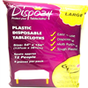 Click to view Plastic Disposable Tablecloths (54"x150") LARGE