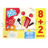 Click to view Fruity Pop - Vanilla Flavored Sherbet Mellorine Coated with Raspberry and Lemon Flavored Syrup