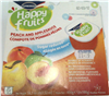Click to view Happy Fruits Peach and Applesauce