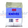 Click to view 100 Plastic Knives